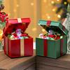 Snowman Santa Claus Gift Shape Design Music Box With Lighting For Holiday Celebration