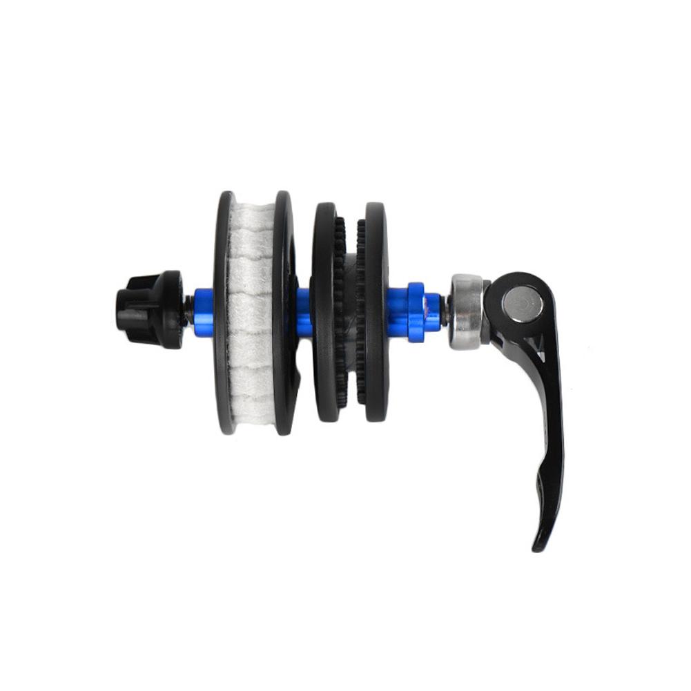 Bicycle Chain Holder Road Bike One-piece Virtual Fly Wheel Double Disc Chain Fixer Tensioner Tool