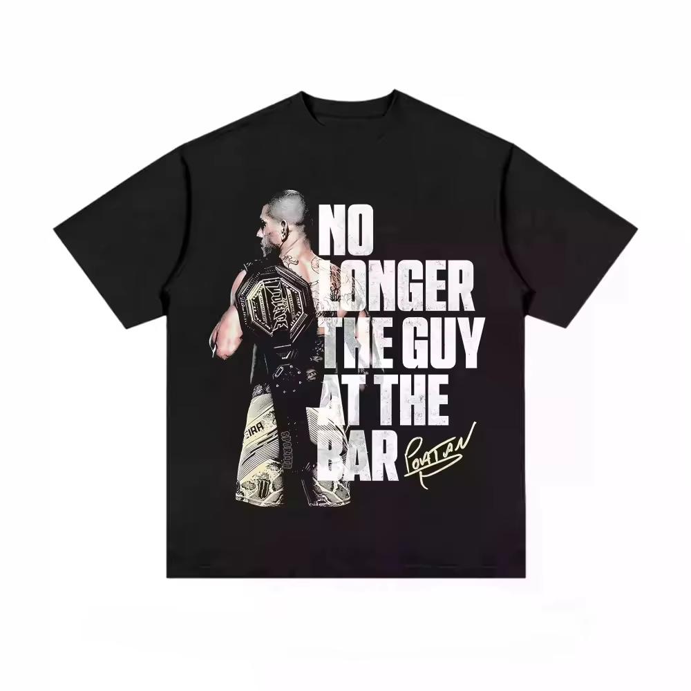 2026 Nouveau Classique Star UFC Imprimé Coton Respirant Marque de Mode Y2K Haut Été Hommes Femmes Manches Courtes T-Shirt Unisexe