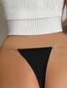 Panegy Thong Sexy Transparent Rope Extreme Butt Size L Women's Panties, Low-Rise Panties, 2-Pack, Panties, Lifting, Seamless, Lightweight, Thin,