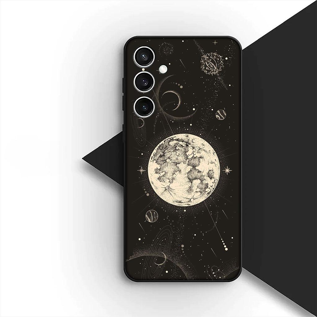 Phone Cover for Motorola Moto Edge 70 60 Fusion NEO Pro G Stylus G56 G96 G04 G05 20 Case Moon Astronaut Universe Galaxy Stars