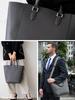 VITAFELICE Damen 2-Wege Vertikale Tote Bag (inb-10184p) (Dunkelgrau)