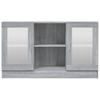 Display Cabinet Grey Sonoma 120x30.5x70 Cm Engineered Wood