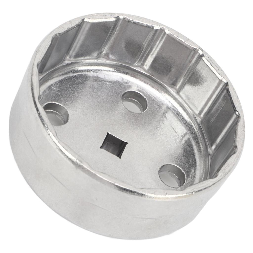 3/8in Drive Oil Filter Wrench 15 Flutes Aluminium Removal Socket Replacement for Land Rover 3.0L 5.0L Gas Engines