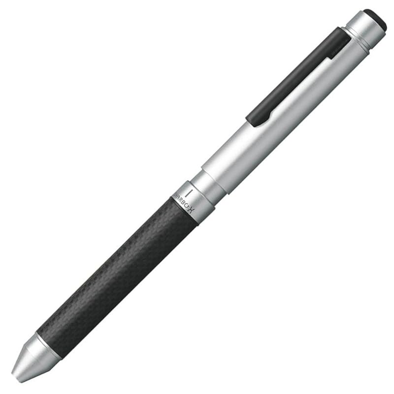 

zebra multifunction pen Shabo X CB8 carbon flash silver SB23-CFS
