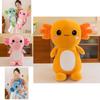 Cute Axolotl Plush Toy For Couples Hexagonal Dinosaur Design