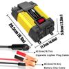 DC12V To AC 220V Modifies Sine Wave Car Power Inverter Dual USB Power Inverter 4000W/6000W Intelligent Digital Display