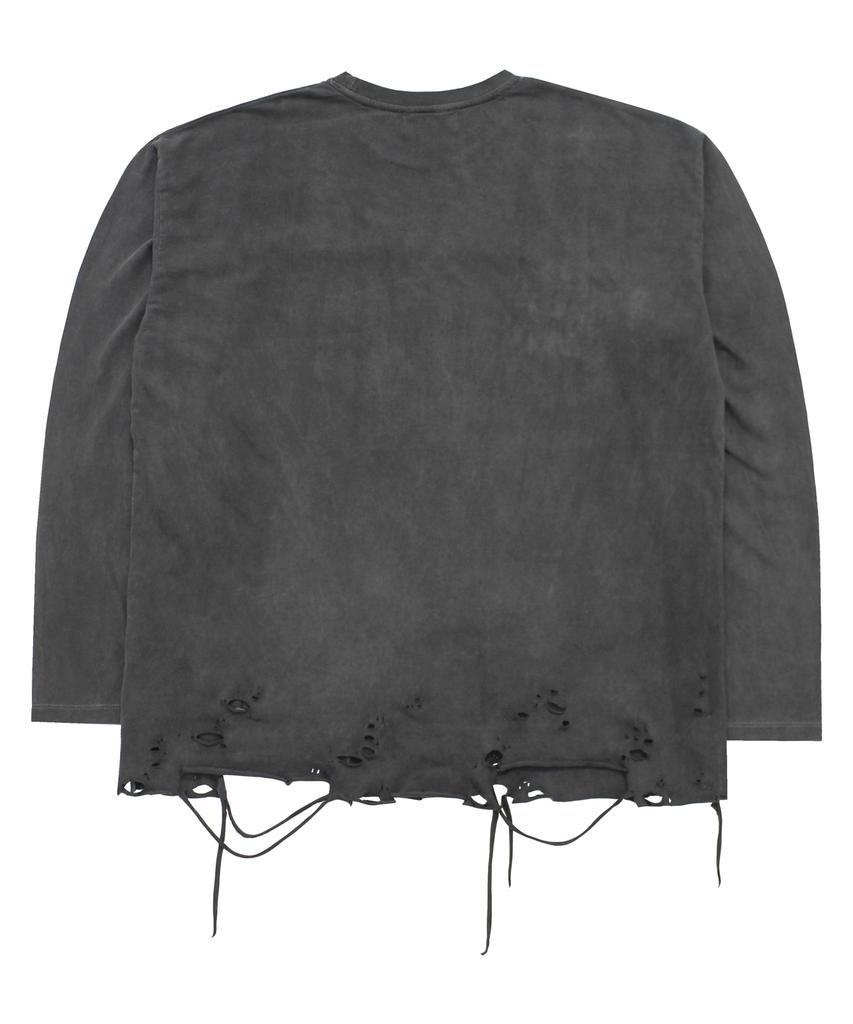 Leondieseu Pigment Grunge Long Sleeve (Charcoal)