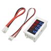 DC 100V 200V 500V 10A Digital Voltmeter Ammeter Blue Red 0-500V Voltage Meter Auto Car Mobile Power Voltage Tester Detector