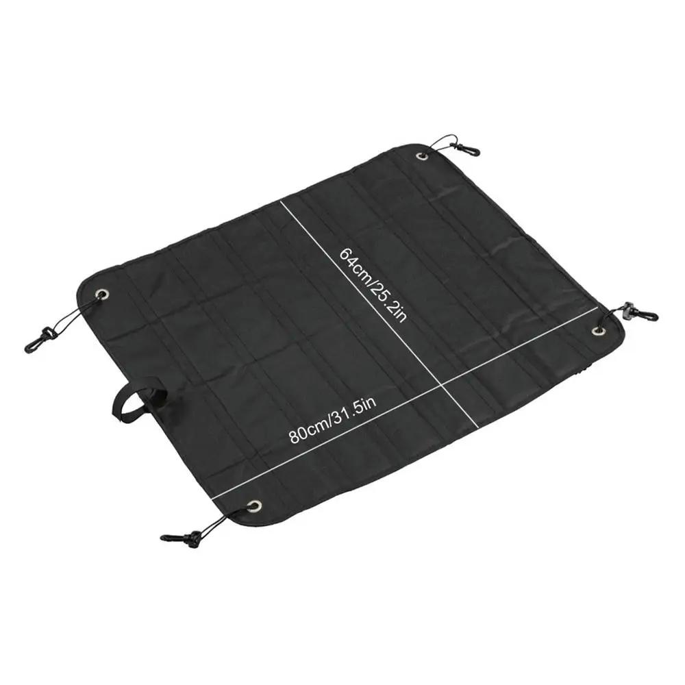 80×64cm Universal Car Trunk Mat Waterproof Dustproof Car Bumper Protection Prevent Scratches Anti-Dirty Fold Pad for SUV Sedan