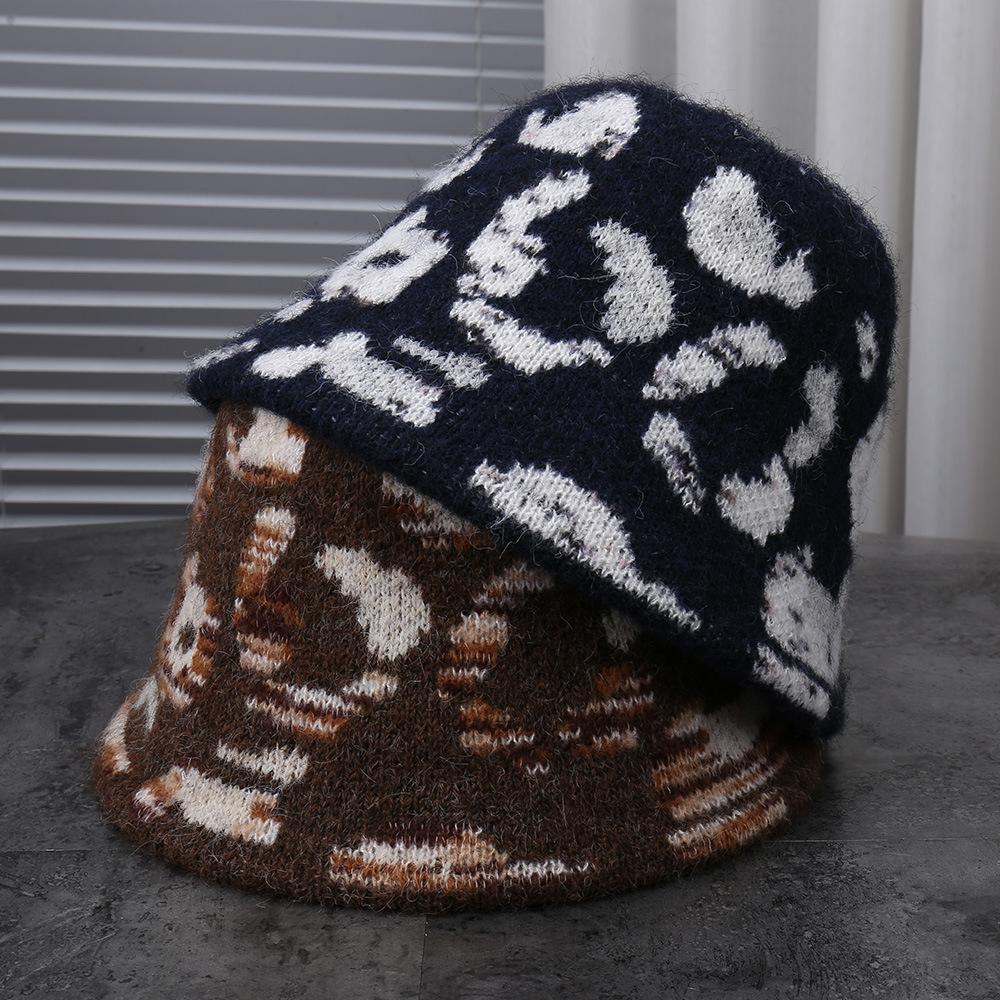 Autumn and winter new knitted fisherman hat fashionable versatile warm washbasin hat spot