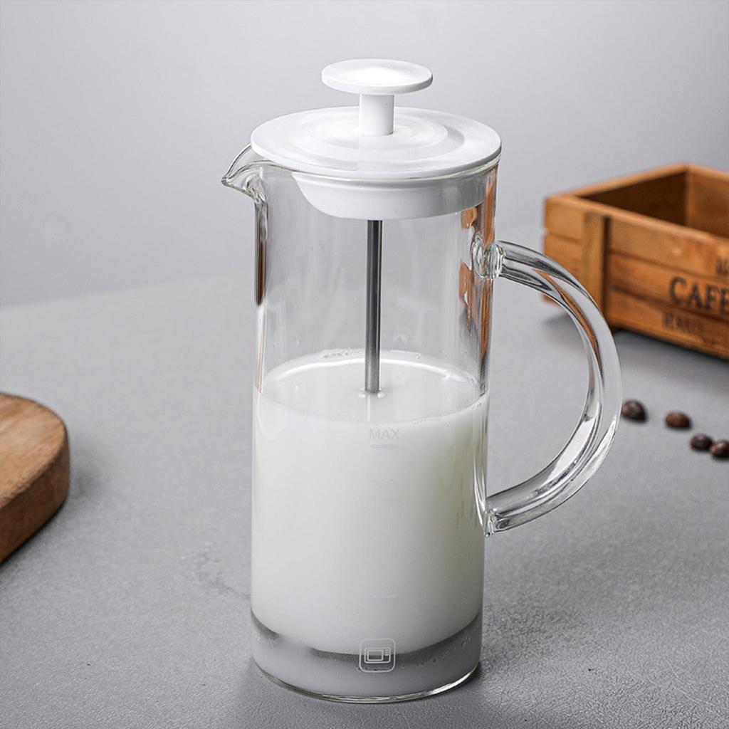 French Press Coffee Maker 480ml Filtration Coffee Pot Coffee Press for Milk Pot Camping Kitchen Office