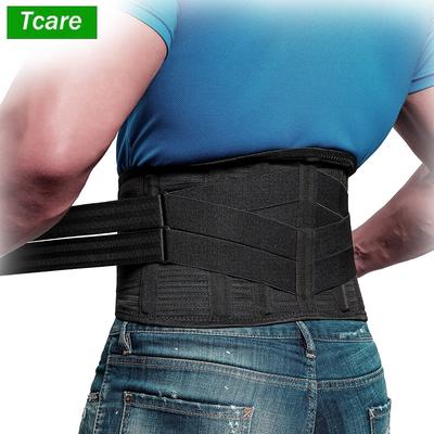 Tcare Double Pull Back Lumbar Support Belt Waist Orthopedic Brace Men Women Corset Spine Decompression Waist Trainer Pain Relief