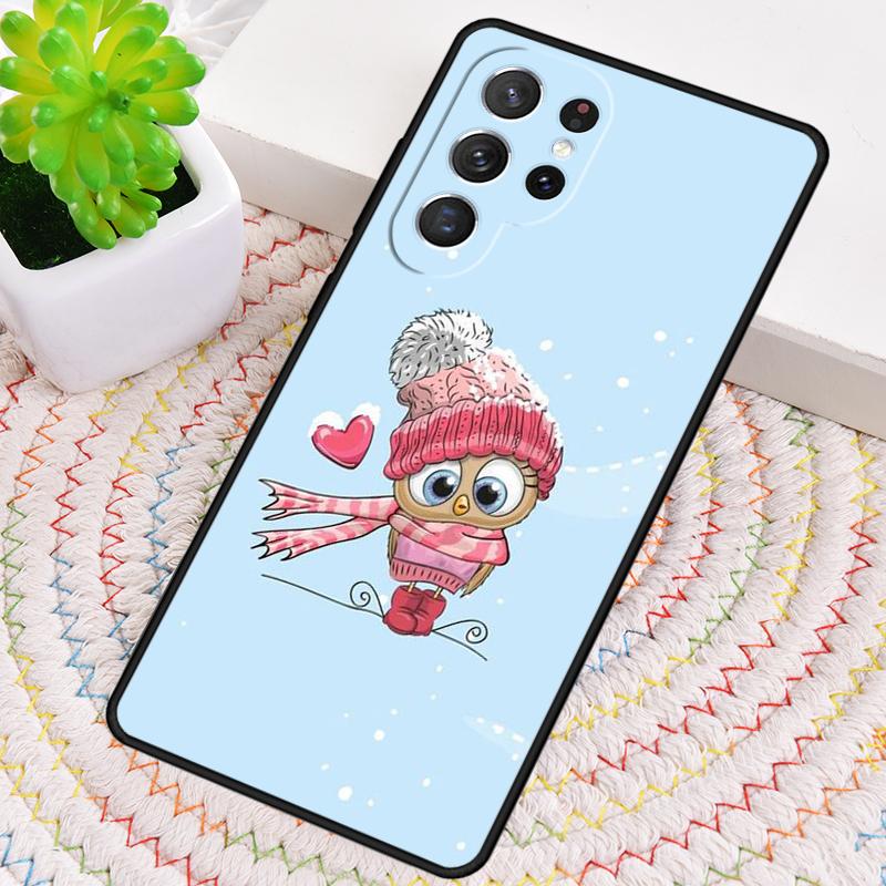 Harris Cute Owl Silicone Phone Case For Samsung Galaxy Note 10 Pro S26 S25 S24 S23 S22 S21 Plus S25Ultra Capa Cover