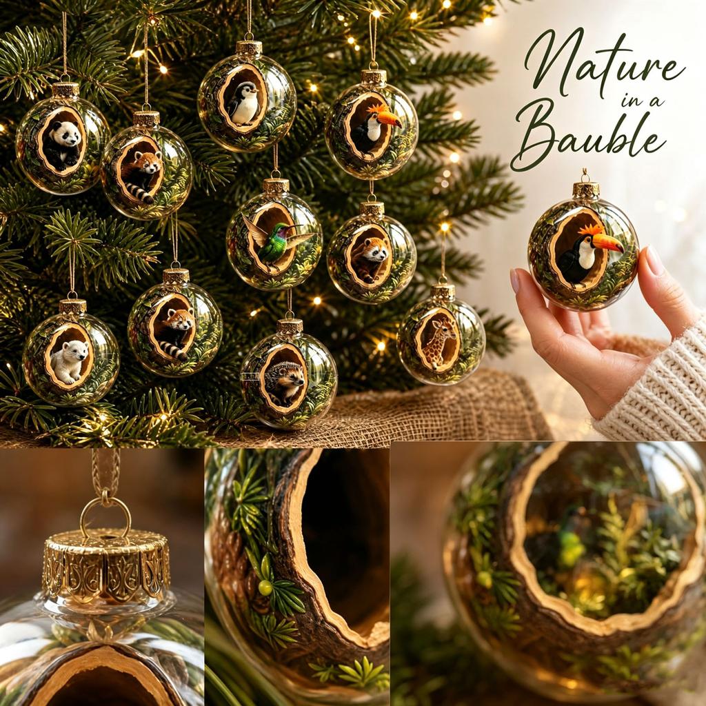 Christmas Ball Ornament Tree Hollow Design Hanging Decoration for Christmas Tree