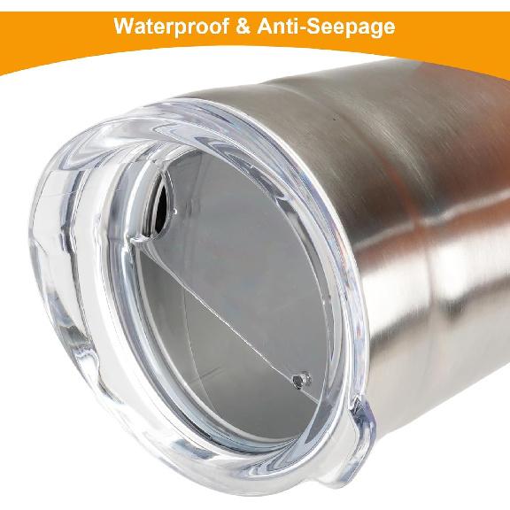 Lid Gasket for Bubba Envy 24oz Tumbler, 4 Pack Gasket Seals Compatible with Bubba Water Cup, Anti-Seepage BPA Free