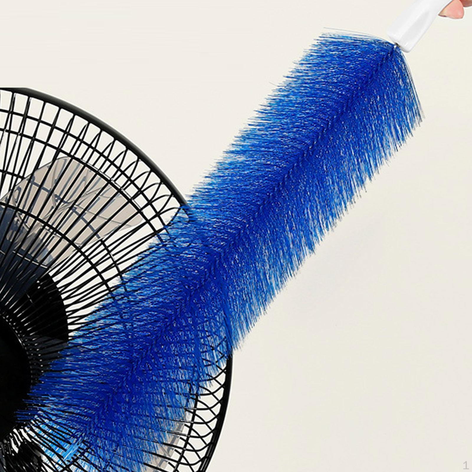 

Щетка для чистки вентилятора Пыль Многоразовая Портативная Щетка для удаления паутины Гибкая для карниза синий