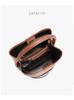 New  Faionable Plaid Leather Buet Bag Women's Crossbody oulder Handbag Mother Daughter Matching Bags luxury bags designers