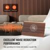 Wood Slat Acoustic Panels 8 PCS 96 x 6 inch WPC for Modern Wall Dark Teak