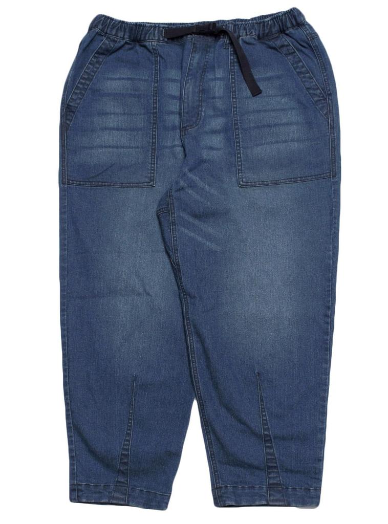One Colors Men's Climbing Pants, Plus Size, Stretch, Belted, Balloon Silhouette, Denim Pants/Chinos, Size 4L, Indigo