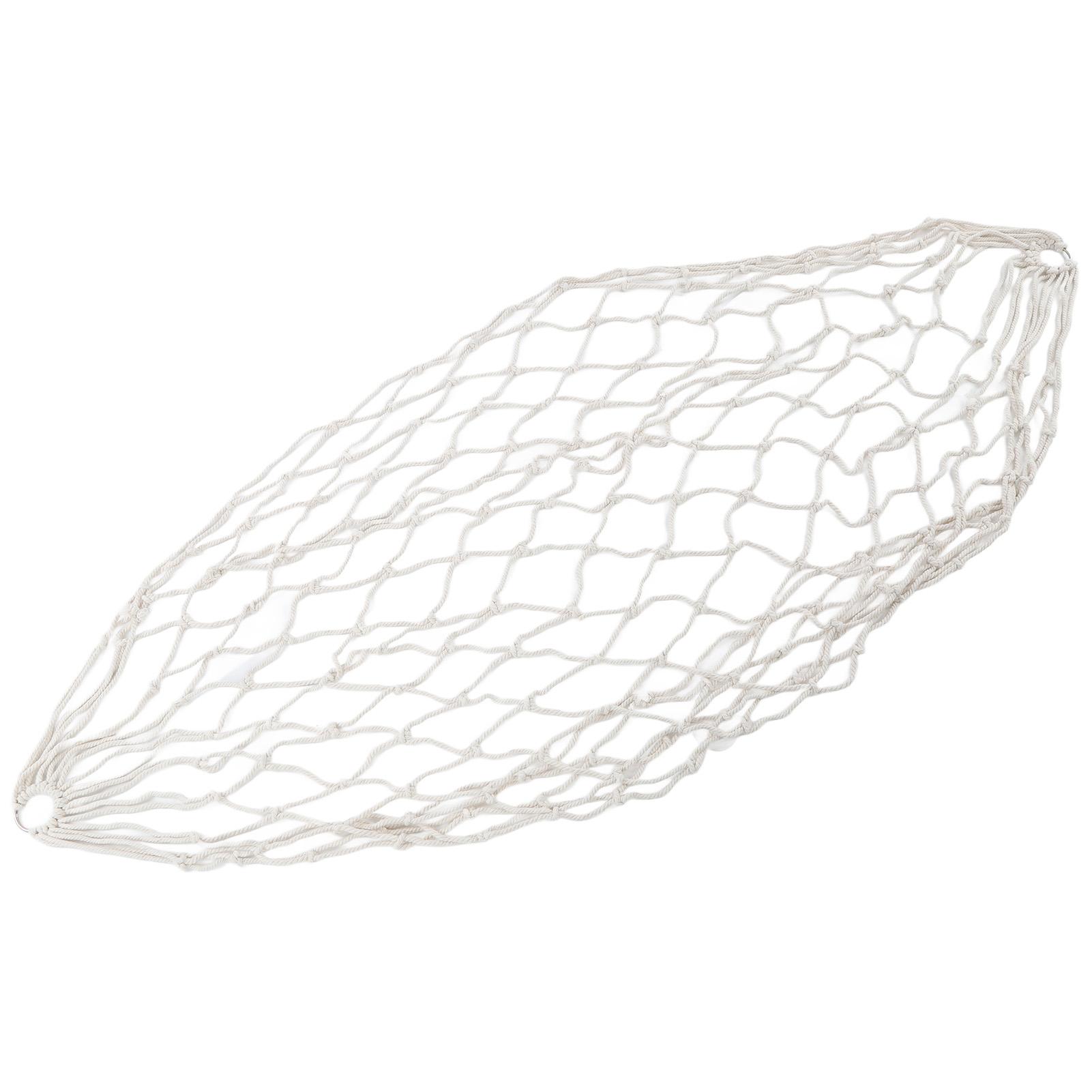 

Хлопковый веревочный гамак ручной работы, грузоподъемность 264,6 фунта, портативный сетчатый гамак из хлопковой веревки для улицы, помещения, патио, двора