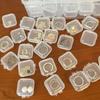 1~10PCS Small Boxes Clear Plastic Jewelry Storage Case Container Packaging Box Earrings Rings Beads Earplug Protection Box
