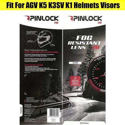 Motorhelm Accessoires Full Face Anti-Mist Sticker K5 Motorhelm Anti-Mist Film Vizier voor AGV K5 K3SV K1 Helmen