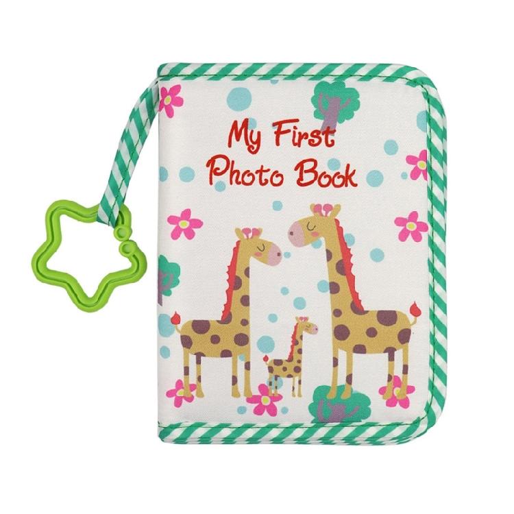 Eerste Jaar Baby Herinneringen Fotoalbum Zacht Stoffen Fotoboek voor het Vastleggen van Speciale Herinneringen met Spiegelende Babydouche Cadeau