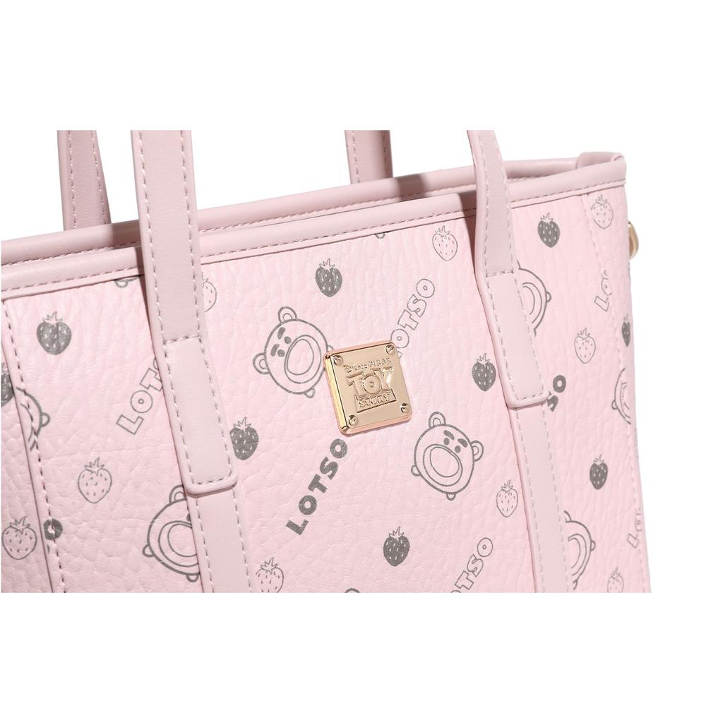 Disney Strawberry Bear Series Cute Fashion Versatile Shoulder Crossbody Tote Bag Women Tote Bag Multicolor BMK-72523