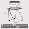 Dunzhu Foldable Transparent Acrylic Coffee Table