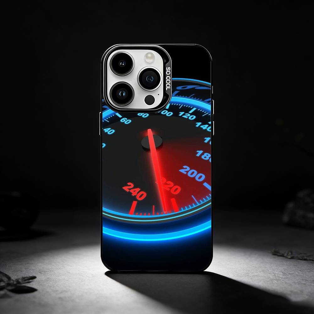 

Sports Car Dashboard Phone Case For iPhone 17,16,15,14,13,12,11 Plus,Pro Max,XS,Colored silver phone case iPhone12PROMAX