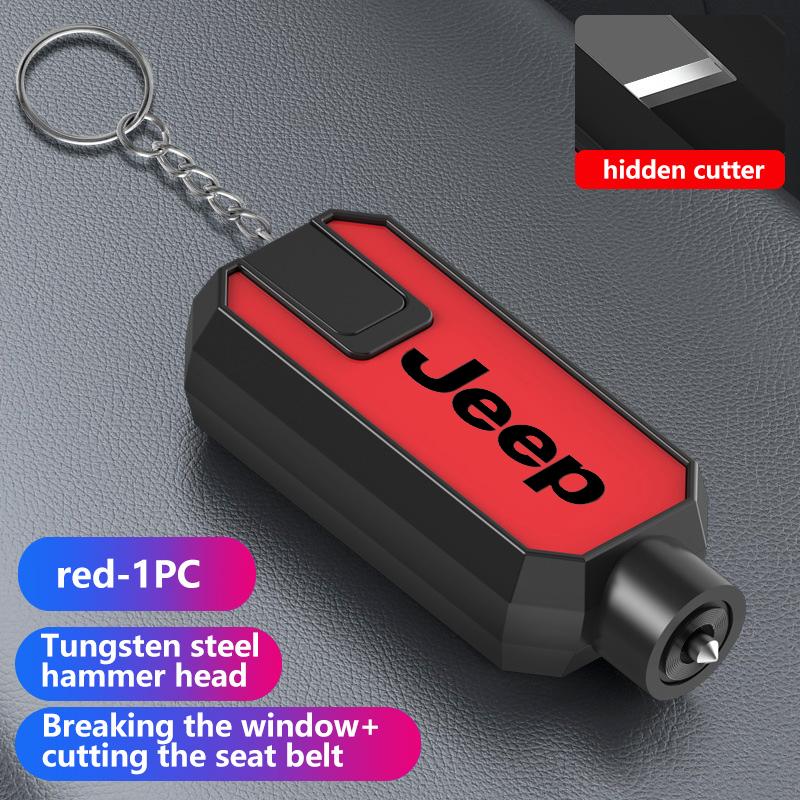 Car Safety Alloy Window Breaker Hammer Emergent Escape Tool For Jeep Compass Renegade Cherokee Wrangler JK Patriot Liberty