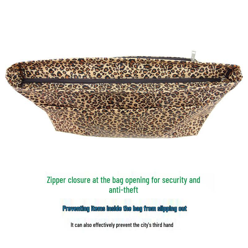 Extra velká robustní taška tote z oxfordské látky se dvěma zipy pro skladování a líčení