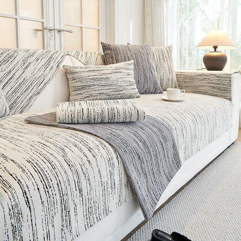 Thousand Silk Sofa Cushion Universal In All Seasons Chenier Anti-Cat Scratch Sofa Cover Cloth Towel  New Non-Slip Sofa Cover