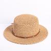 Popular Fashion Hollow Woven Dome Straw Hat, Men's and Women's Fashion Summer Sunscreen Shade Straw Hat