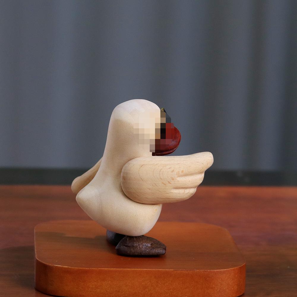 Creative Goose Figurine Sunglasses Ornament for Home Decor
