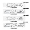 for  3D ABS Metal Car Rear Trunk tailgate Badge Emblem Logo Sticker For mazda Axela Atenza CX-3 CX-5 CX-8 MS demio MPS 3 6 ujcdg07