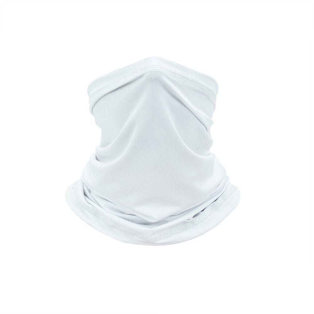 Ice Silk Bike Cycling Mask Sun Protection Neck Gaiter Daily Full Face Mask  Summer