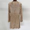High Street Fashion 2026 Early Spring: Embellished Beaded Rhinestone Stretch Dress