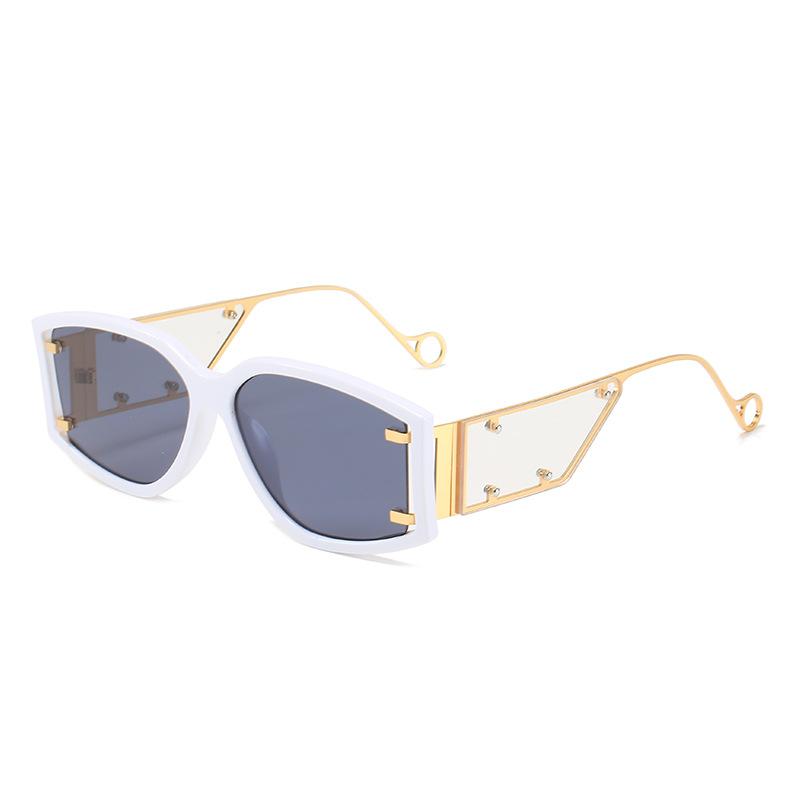 Sunglasses, Trendy Personalized Wooden Nails, Side Lens Glasses, The Same Large-Frame Sunglasses.