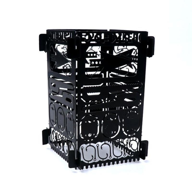 Stainless Steels Fishing Hook Card Outdoor Survivals Multitool Card Survivals Gear Card for Huntings Fishing Hikings