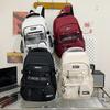 Japanese ins trendy brand net pocket backpack large-capacity travel computer backpack male versatile junior high school student schoolbag