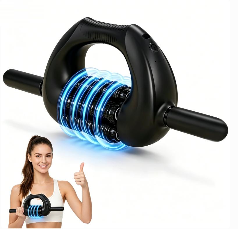 Roller Massager – Full Body Deep Muscle Massage Tool, Type-C Rechargeable, 2000mAh, for Shoulder Back Leg Foot