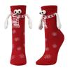Christmas Holding Hands Socks For Couples, Magnetic Handles, Cute Holding Hands, Christmas Socks