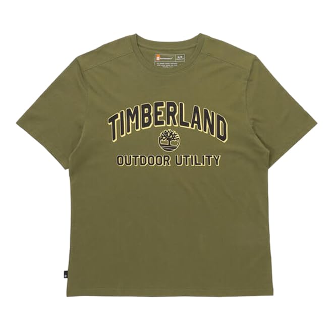 Timberland Men's SPHAGNUM Short Sleeve Logo Graphic T-Shirt, Size M (TB0A42T5EG51)