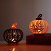 Decorações de Halloween Abóbora Fantasma Caveira Lâmpada Ornamento de Mesa LED Fantasma Luz de Vela Acessórios de Festa Adereços do Dia dos Mortos