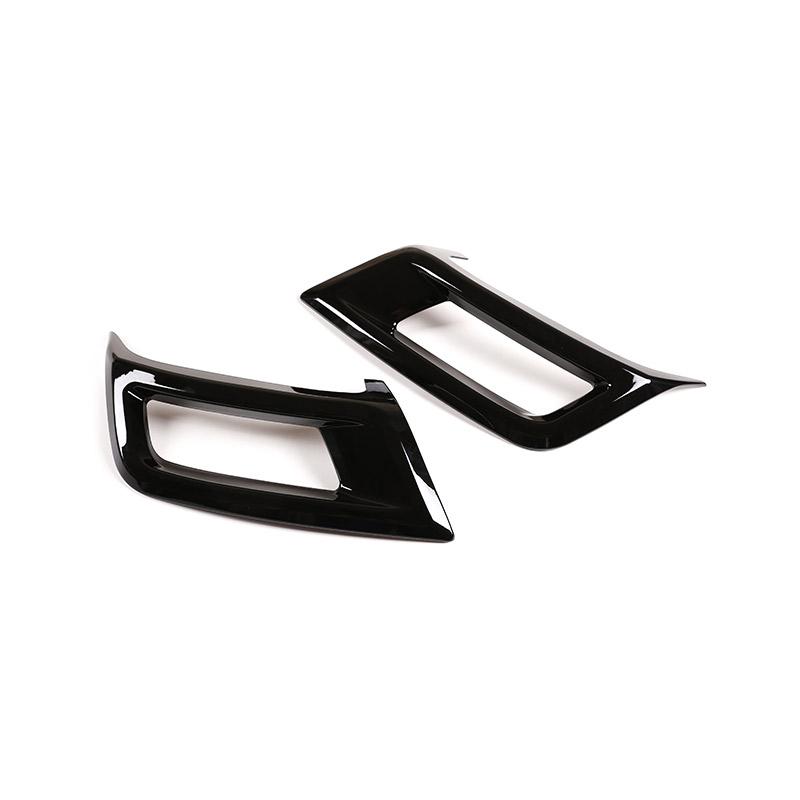 

For Land Rover Discovery Sport - ABS Black/Silver Car Rear Bumper Side Tail Throat Exhaust Pipe Trim Frame Accessories чёрный