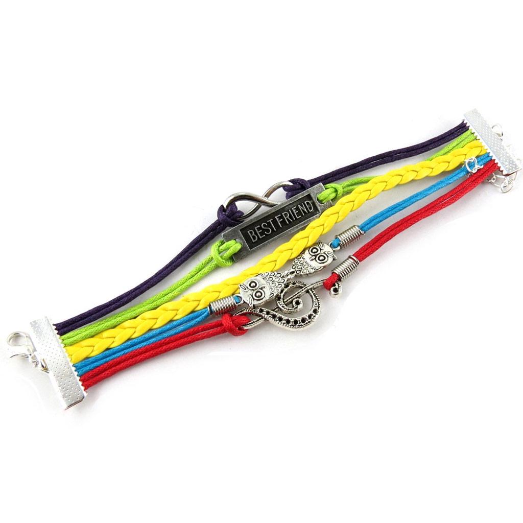 Les Trésors De Lily [K7330] - Ethnic Bracelet 'Kilimanjaro' Tutti Frutti (5 Rows)