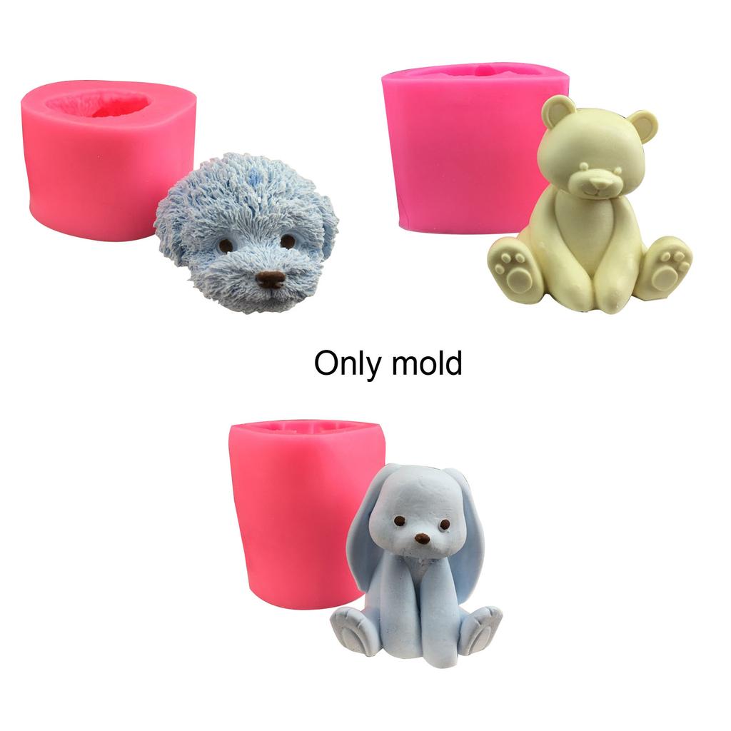 Animal Shape Candle Mold for Candle Making Candle Silicone Molds Resin Epoxy Mold for Making Candle Soaps Craft