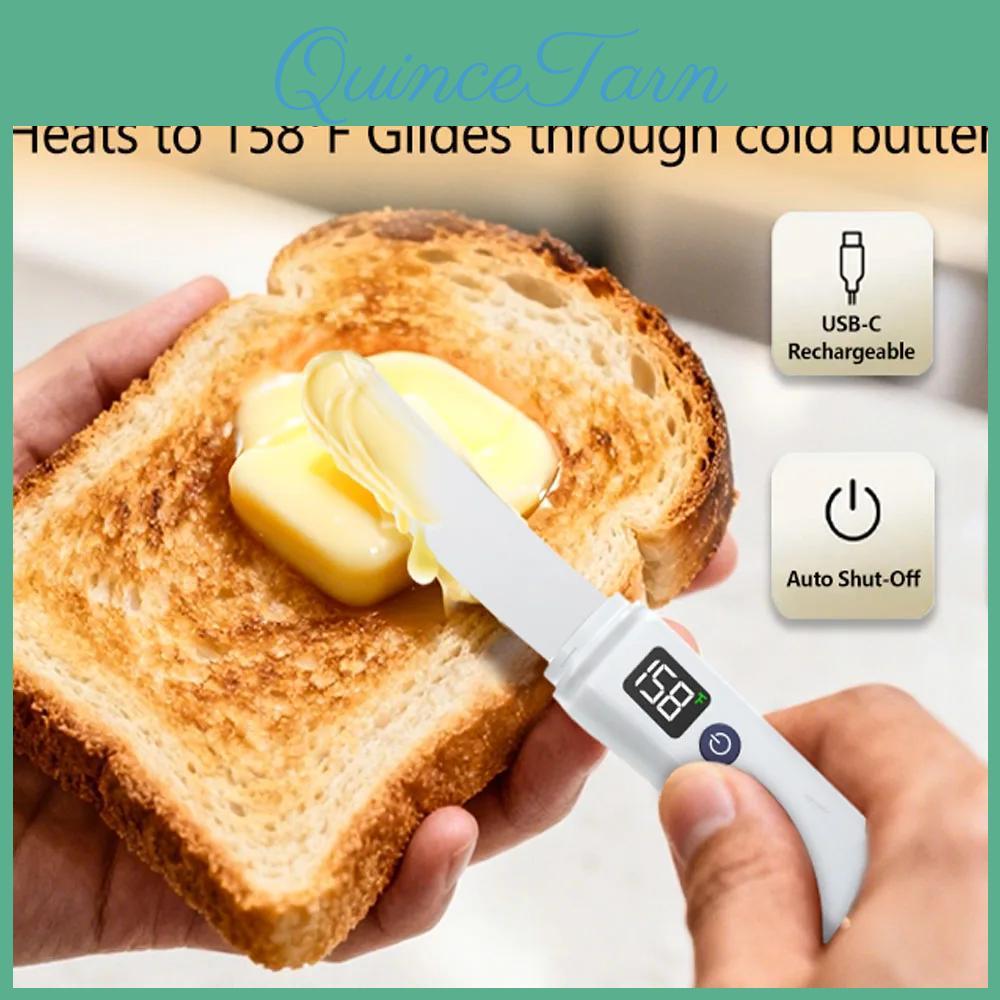 Butter Steel Stainless Heated Knife Usb Rechargeable Electric Butter Spreader For Cold Butter Cheese Jam Toast Kitchen Tool